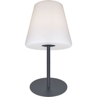 Table Lamp BELADONA IP44 1xE27 H.53xD.16cm White/Anthracite / IL-088070101