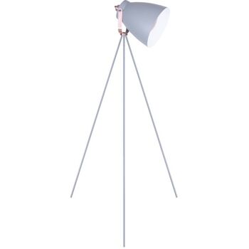 Lampadaire GETTING 1xE27 H.150xD.86cm Gris/Cuivre / IL-100240128