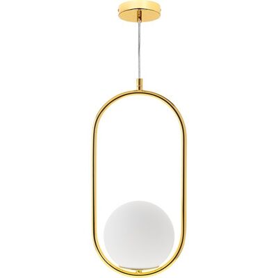 Pendant Light AIMEE 1xE27 H.Reg.xD.20cm Gold / IL-108250329