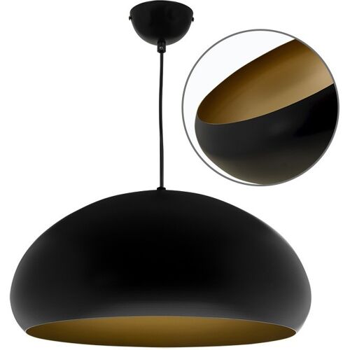 Pendant Light GARCIA 1xE27 H.Reg.xD.40cm Black/Gold / IL-108550109