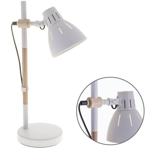 GEORGE 1-Light Table Lamp White / IL-109270101