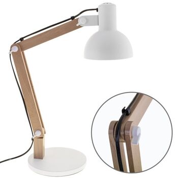 ANDREW Lampe de table à 1 lumière Blanc / IL-109370101