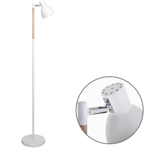 MICHELLE 1-Light Floor Lamp White / IL-109440101