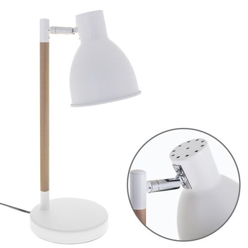 MICHELLE 1-Light Table Lamp White / IL-109470101