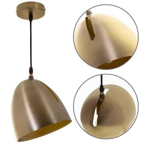 HARRIS 1-Light Pendant Lamp Bronze / IL-109750112
