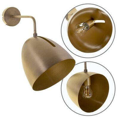 HARRIS 1-Light Wall Lamp Bronze / IL-109760112