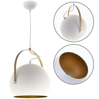 PORTLAND 1-Light Pendant Lamp White / IL-113950101