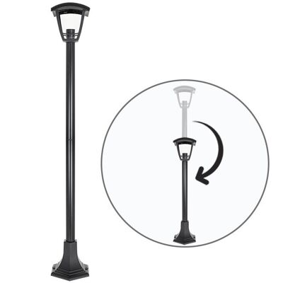 ALEXANDER 1-Light Bollard Black / IL-116740109