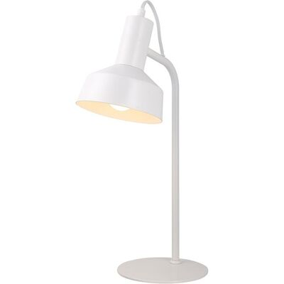 Lampada da tavolo a 1 luce ALABAMA bianca / IL-117070101