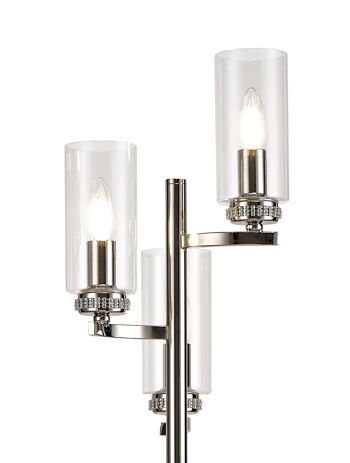 Lampadaire Nina, 3 x E14, Nickel poli / VL08589 2