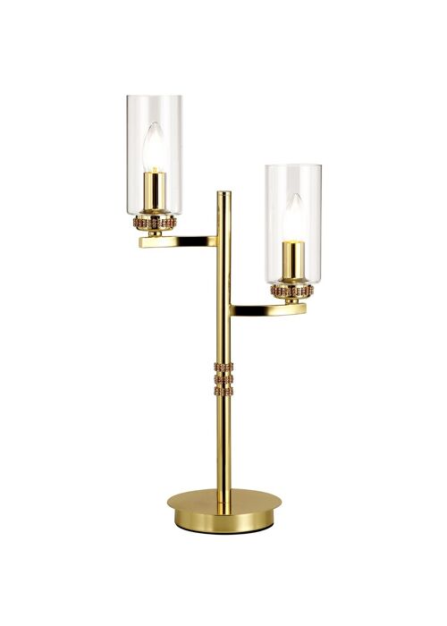 Nina Table Lamp, 2 x E14, Polished Gold / VL08590