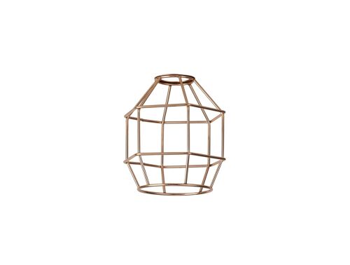 Anya Hexagon 14cm Wire Cage Shade, Rose Gold / VL09223
