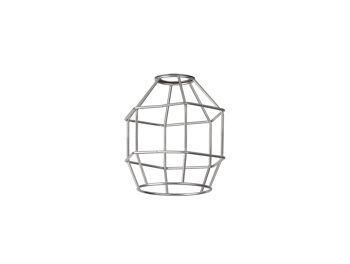 Abat-jour grillagé Anya Hexagon 14 cm, chrome / VL09224