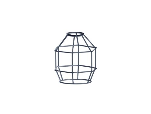 Anya Hexagon 14cm Wire Cage Shade, Slate Grey / VL09227