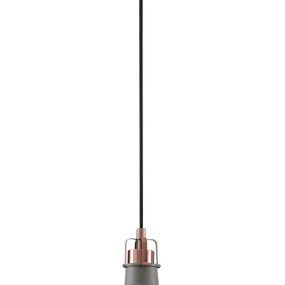 Morgana Small Pendant, 1 x E27, Sand Grey/Copper/White / VL08248