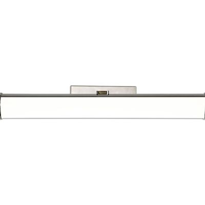 Lowell Wall Lamp Over Mirror, 1 x 12W LED, 4000K, 795lm, IP44, Polished Chrome, 3yrs Warranty / VL08259