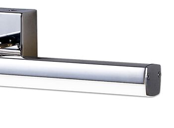 Applique Meridian Moyenne Ajustable, 1 x 12W LED, 4000K, 1192lm, IP44, Chrome Poli, Garantie 3 ans / VL08261 3