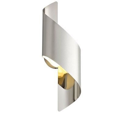 Gracie Wall Lamp Small, 1 x 8W LED, 3000K, 640lm, Silver/Polished Chrome, 3yrs Warranty / VL08265