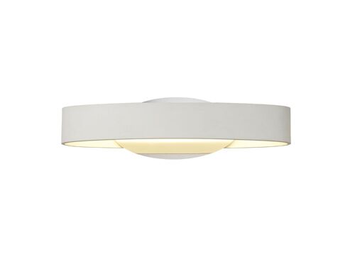 Evelyn Wall Lamp, 1 x 6W LED, 3000K, 480lm, White/Polished Chrome, 3yrs Warranty / VL08272