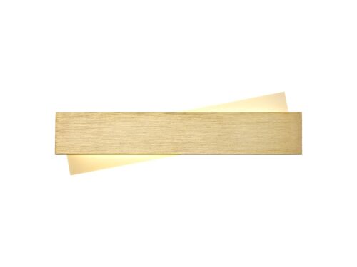 Mia Wall Lamp, 1 x 8W LED, 3000K, 640lm, Brushed Gold/Frosted White, 3yrs Warranty / VL08277