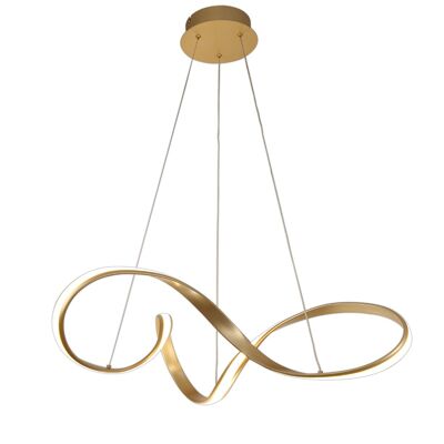 Erika Large Pendant, 1 x 42W LED, 3000K, 2513lm, Sand Gold / VL08312