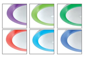 Plafonnier Maggie, 1 x 36W LED RGB, Tunable White 3000K-6000K, 1800lm, Haut-parleur 10W, Bluetooth/Télécommande/App Control / VL08324 1