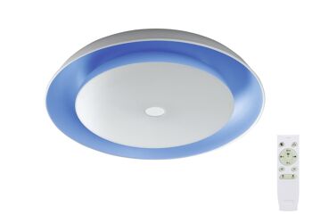 Plafonnier Maggie, 1 x 36W LED RGB, Tunable White 3000K-6000K, 1800lm, Haut-parleur 10W, Bluetooth/Télécommande/App Control / VL08324 3