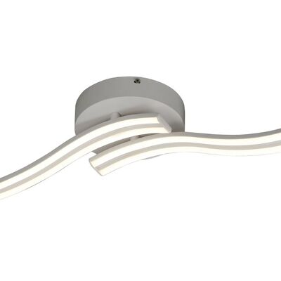 Plafonnier Sophia 2 lumières, mur, 2 x 12W LED, 4000K, 1556lm, blanc / VL08326