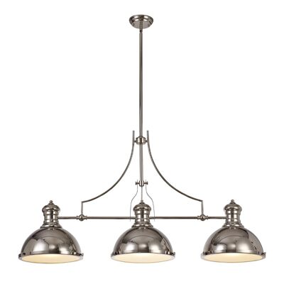 Francis Linear Pendant, 3 x E27, Antique Brass/Frosted Glass / VL08339