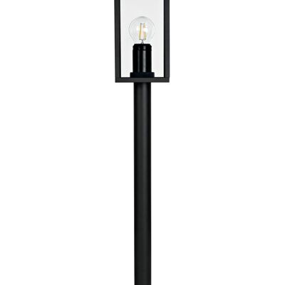 Lowri Tall Post, 1 x E27, IP54, Graphite Black / VL08354