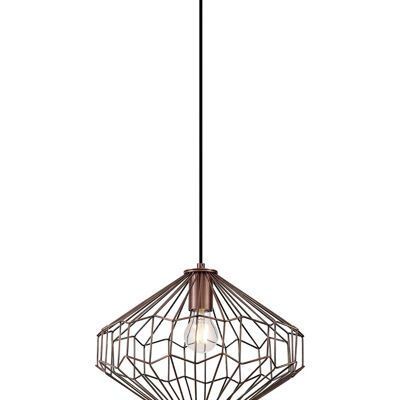 Franky Medium Pendant, 1 x E27, Antique Copper/Black / VL08368