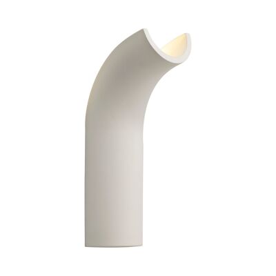 Applique murale Alisha Uplighter, 1 x 4,5W LED, 3000K, 275lm, Gypse à peindre blanc / VL08408