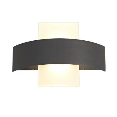 Applique murale Ida Up & Downward Lighting, 2 x 5W LED, 3000K, 850lm, IP54, Anthracite / VL08440