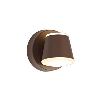 Flora Wall Lamp, 2 x 6W LED, 3000K, 590lm, IP54, Dark Brown / VL08461