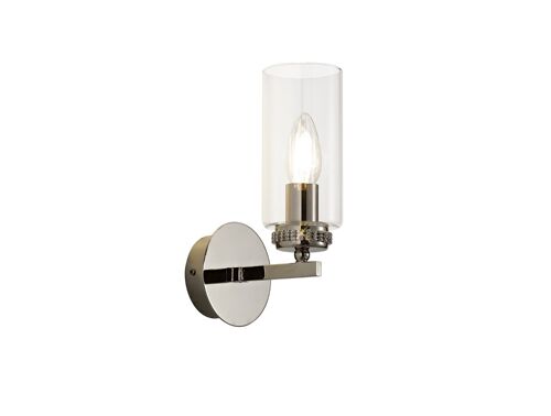 Nina Wall Lamp Switched, 1 x E14, Polished Nickel / VL08546