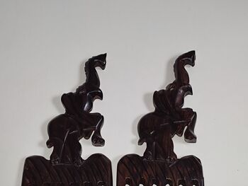 Peigne en bois d'ébène - Elephant 9