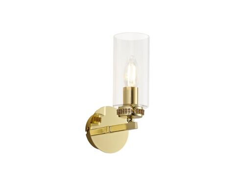 Nina Wall Lamp Switched, 1 x E14, Polished Gold / VL08557