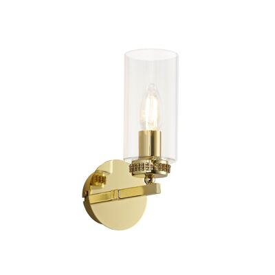 Nina Wandleuchte Switched, 1 x E14, Gold poliert / VL08557