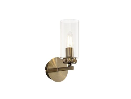 Nina Wall Lamp Switched, 1 x E14, Antique Brass / VL08562