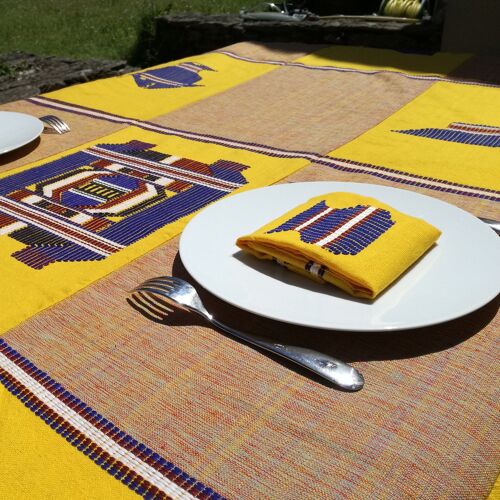 Nappe de table "ROYAUME" - Jaune