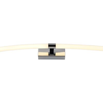 Eliot Wall Lamp Large, 2 x 6W LED, 3000K, 840lm, IP44, Polished Chrome, 3yrs Warranty / VL08612