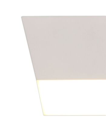 Henrik Spot Carré 9cm 1 LED 10W, 3000K, 700lm, Blanc Sable, Garantie 3 ans / VL08616 4