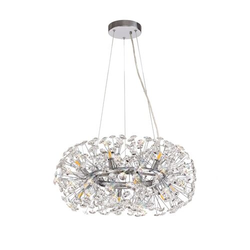 Eleanor Pendant 12 Light G9 Polished Chrome/Crystal/ VL08628