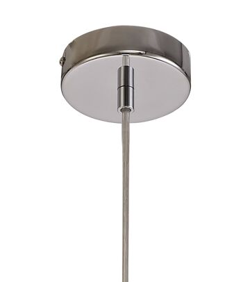 Suspension simple Lucia, 1 x E27, nickel satiné/chrome poli / VL08641 4