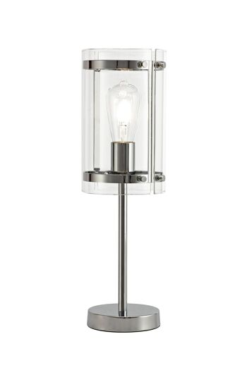 Lampe de table Lily, 1 lumière E27, chrome poli / VL08650 1