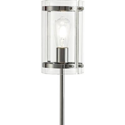 Lily Table Lamp, 1 Light E27, Polished Chrome / VL08650