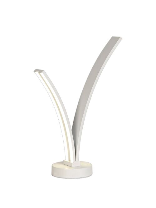 Sophia 2 Light Table Lamp Switched, 5W/7W LED, 4000K, 757lm, White, 3yrs Warranty / VL08663