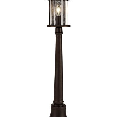 Lampada Ophelia a una testa, 1 x E27, bronzo antico/vetro trasparente, IP54, 2 anni di garanzia / VL08666