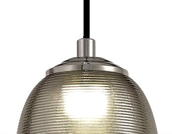 Suspension Emilia, 1 x 8W LED, 4000K, 720lm, Fumé/Noir, Garantie 3 ans / VL08668 3