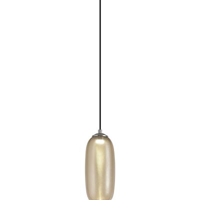 Lámpara colgante Emilia, 1 LED de 8 W, 4000 K, 720 lm, champán/negro, 3 años de garantía / VL08670